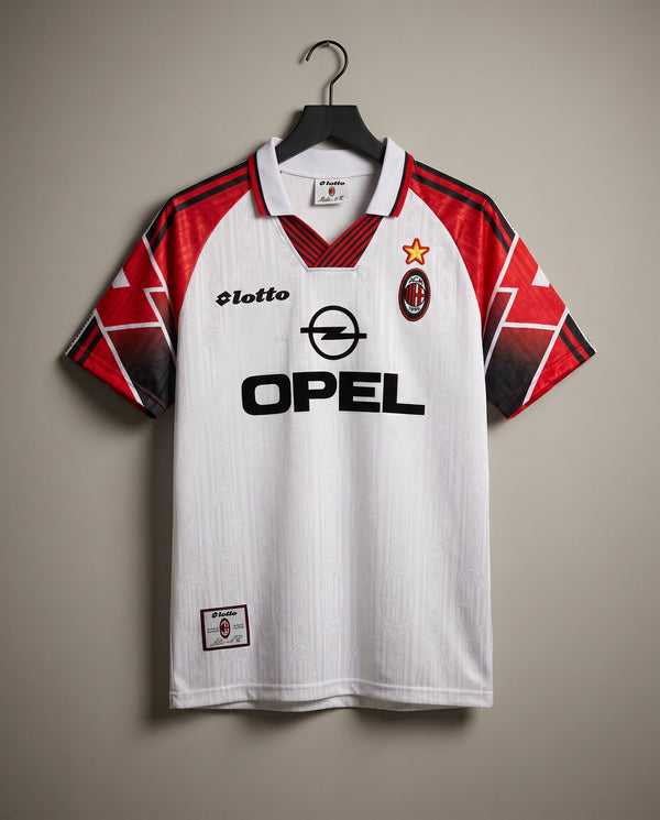 AC Milan Visitante 1997-98 Retro Football Shirt