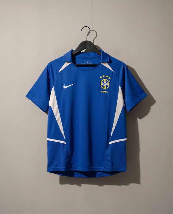 Brasil Visitante 2002 Retro Football Shirt