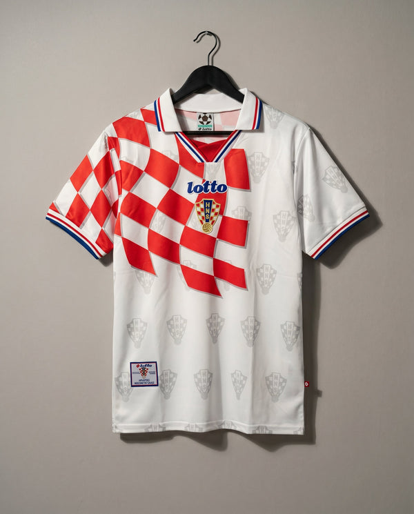 Croacia Local 1998 Retro Football Shirt