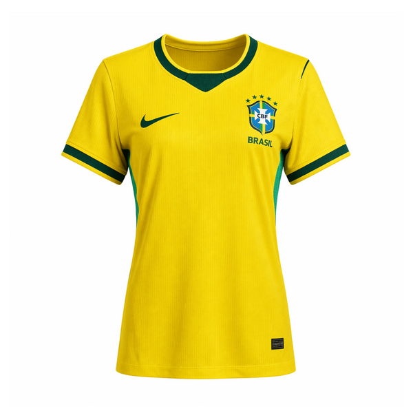 Camiseta Brasil Local 2026 Mujer