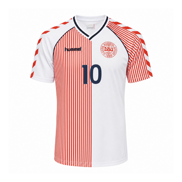 Camiseta Dinamarca Visitante 1986
