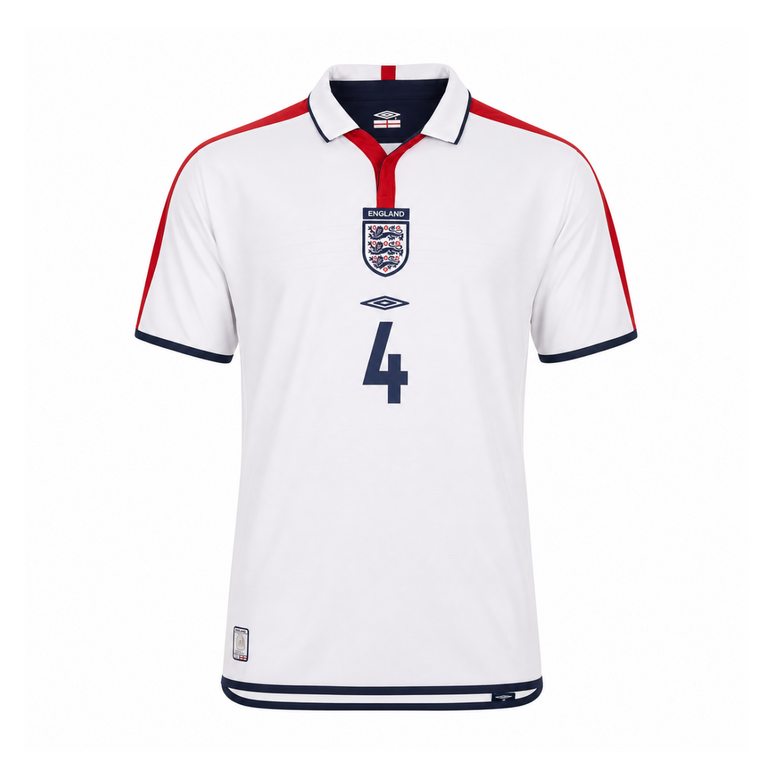 Camiseta Inglaterra Local 2004